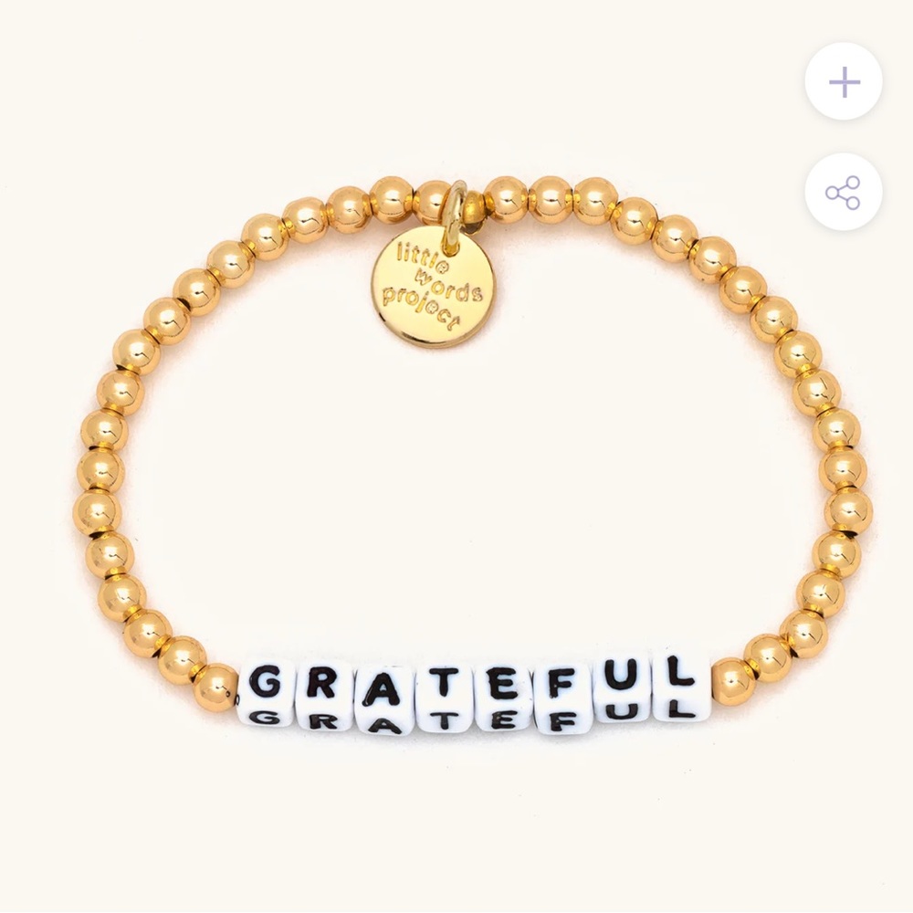 Little Words Project Grateful Bracelet